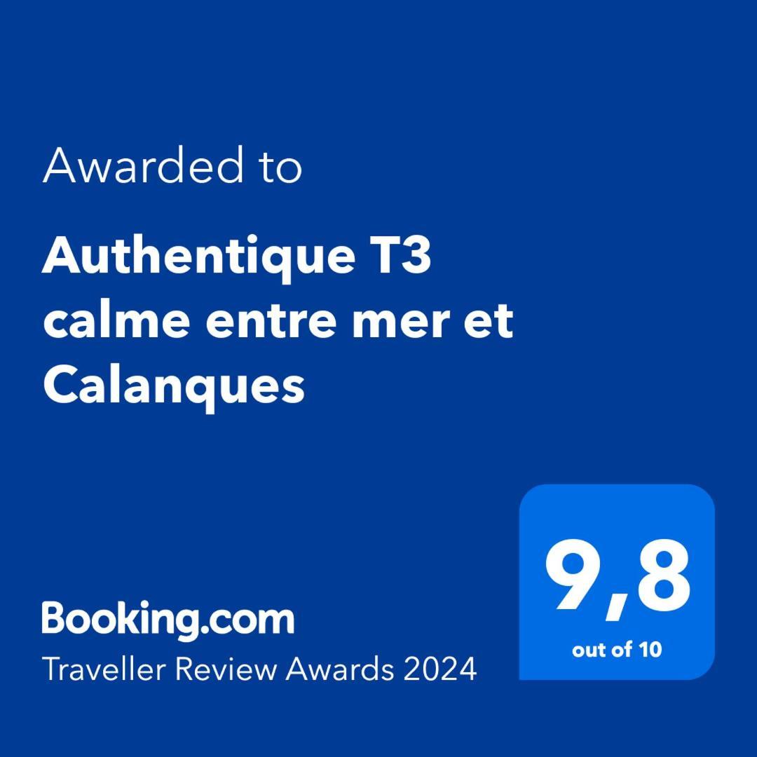 Authentique T3 Calme Entre Mer Et Calanques 마르세유 외부 사진